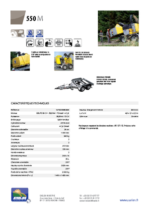 Štěpkovače TS-Industrie TS 550 M