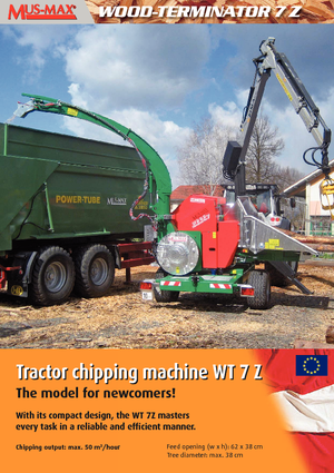 Štěpkovače MUS-MAX Wood-Terminator 7 Z