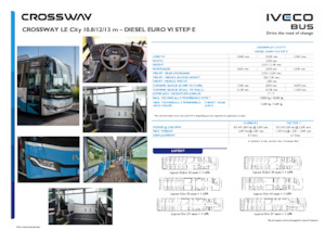 Městské autobusy Iveco Crossway LE City 13m