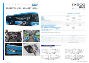 Městské autobusy Iveco Crossway LE City 12m ZEV