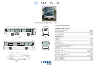 Městské autobusy Iveco E-way 10,7 m