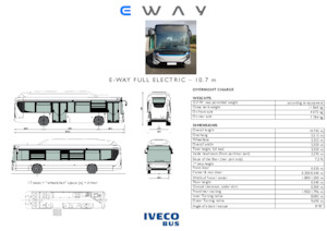 Městské autobusy Iveco E-way 10,7 m