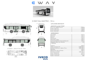 Městské autobusy Iveco E-way 9,5 m