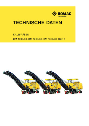 Silniční frézy Bomag BM 1200/30