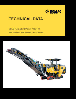 Silniční frézy Bomag BM 1500/65