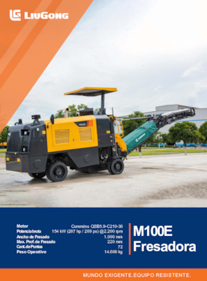Silniční frézy Liugong M100E