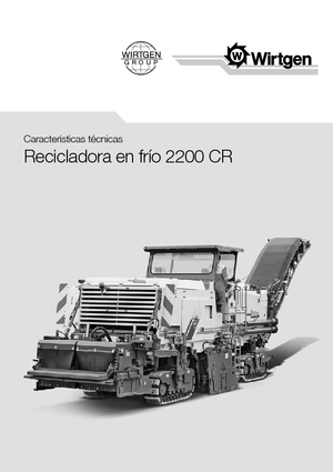 Recyklátory za studena Wirtgen 2200 CR