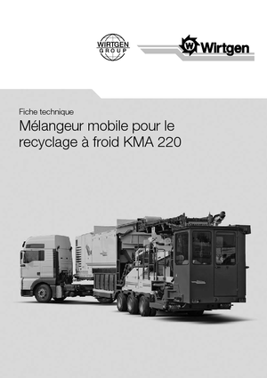 Recyklátory za studena Wirtgen KMA 220