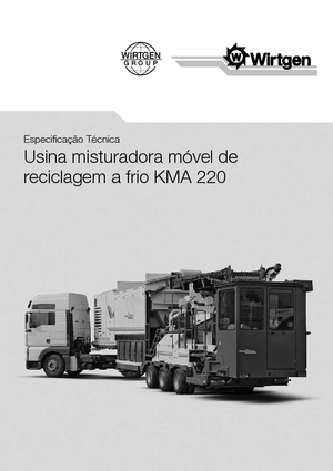 Recyklátory za studena Wirtgen KMA 220