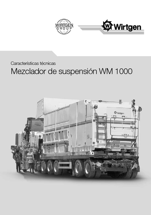 Recyklátory za studena Wirtgen WM 1000