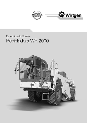 Recyklátory za studena Wirtgen WR 2000