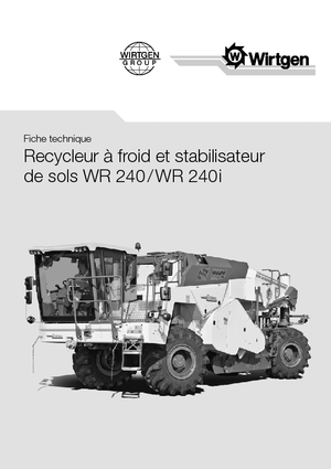 Recyklátory za studena Wirtgen WR 240