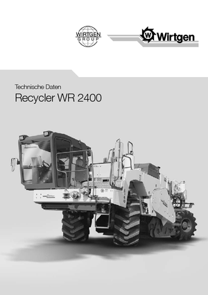 Recyklátory za studena Wirtgen WR 2400