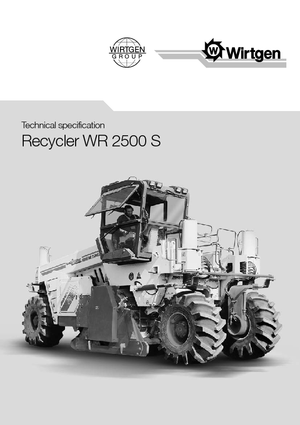 Recyklátory za studena Wirtgen WR 2500 S