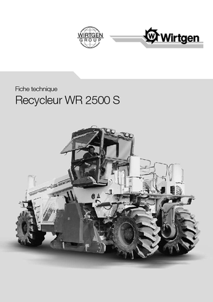 Recyklátory za studena Wirtgen WR 2500 S