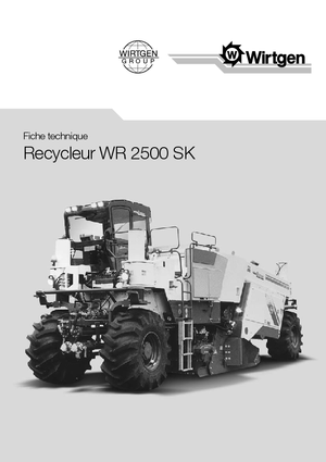 Recyklátory za studena Wirtgen WR 2500 SK