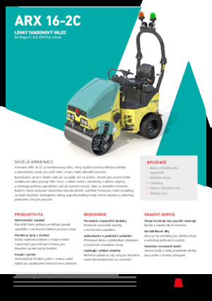 Kombinované válce Ammann ARX 16-2C