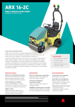 Kombinované válce Ammann ARX 16-2C