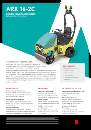Kombinované válce Ammann ARX 16-2C
