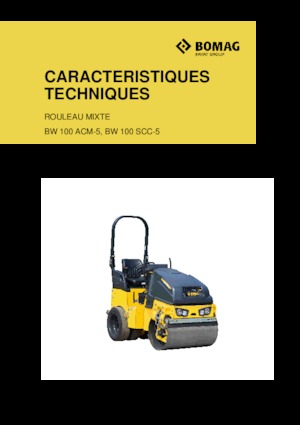 Kombinované válce Bomag BW 100 SCC-5