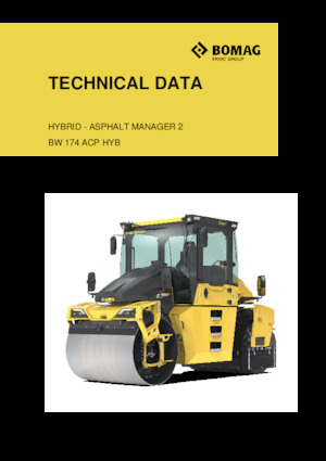 Kombinované válce Bomag BW 174 ACP-5 AM Hybrid