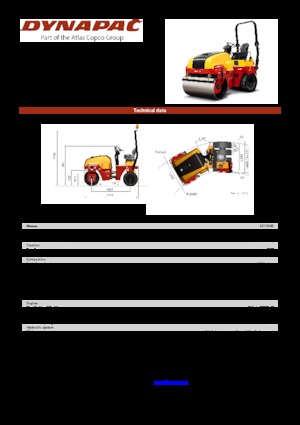 Kombinované válce Dynapac CC 1300 C