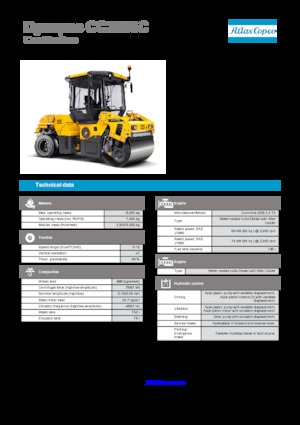 Kombinované válce Dynapac CC 2200 C