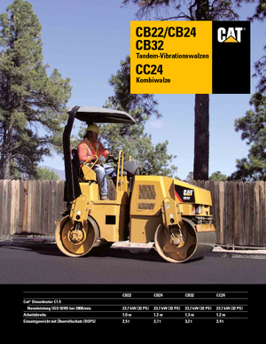 Kombinované válce Caterpillar CC24