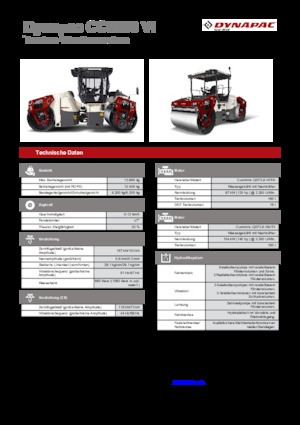 Kombinované válce Dynapac CC 6200 C VI