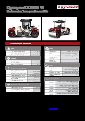 Kombinované válce Dynapac CC 6200 C VI
