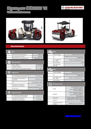 Kombinované válce Dynapac CC 6200 C VI