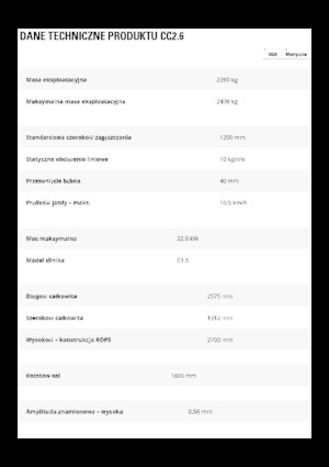 Kombinované válce Caterpillar CC2.6