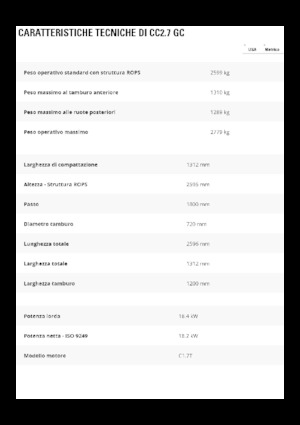 Kombinované válce Caterpillar CC2.7GC