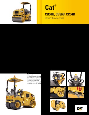 Kombinované válce Caterpillar CC34B