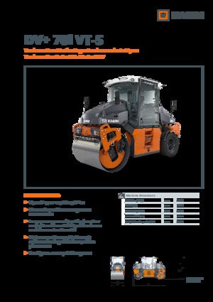 Kombinované válce Hamm DV+ 70i VT-S