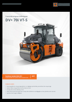 Kombinované válce Hamm DV+ 70i VT-S