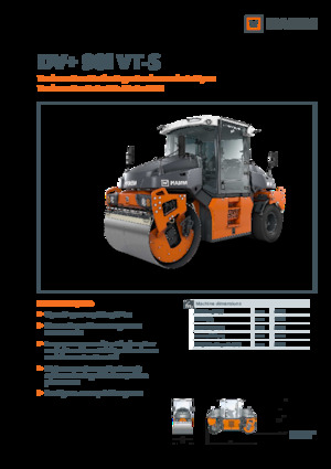 Kombinované válce Hamm DV+ 90i VT-S