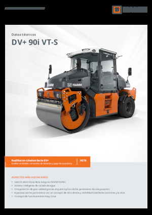 Kombinované válce Hamm DV+ 90i VT-S