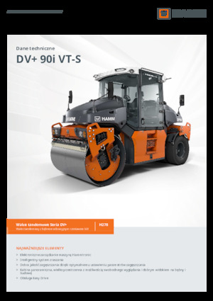 Kombinované válce Hamm DV+ 90i VT-S