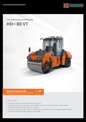 Kombinované válce Hamm HD+ 80 VT