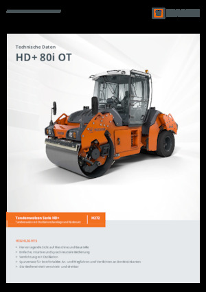 Kombinované válce Hamm HD+ 80i OT