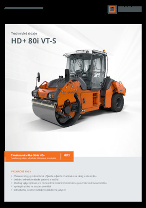 Kombinované válce Hamm HD+ 80i VT-S