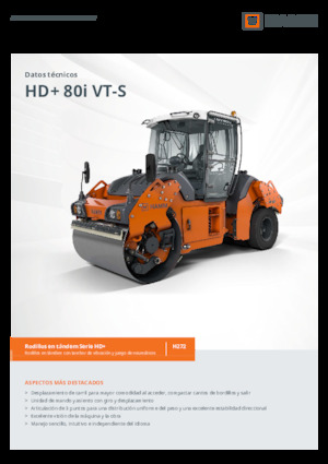 Kombinované válce Hamm HD+ 80i VT-S