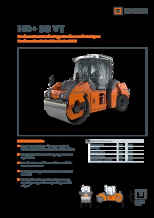 Kombinované válce Hamm HD+ 90 VT