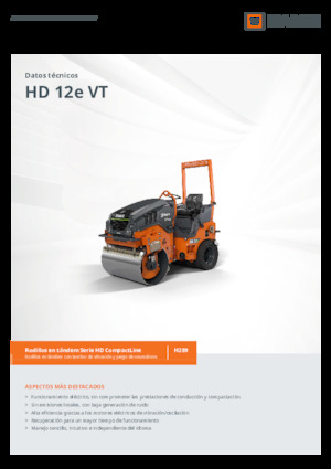 Kombinované válce Hamm HD 12e VT