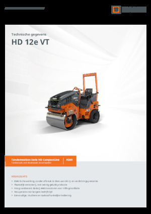 Kombinované válce Hamm HD 12e VT
