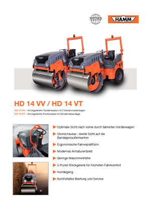 Kombinované válce Hamm HD 14 VT
