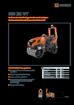 Kombinované válce Hamm HD 35 VT