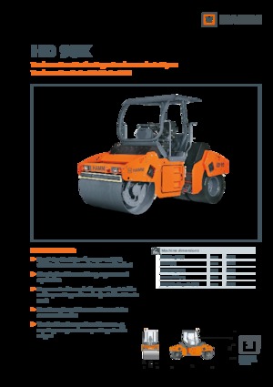 Kombinované válce Hamm HD 90K