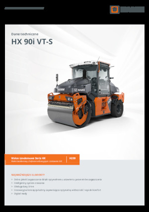 Kombinované válce Hamm HX 90i VT-S